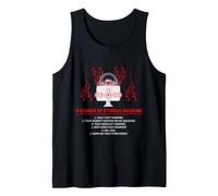 Etapas de piratería ética Analista de Seguridad cibernética Humor Camiseta sin Mangas