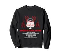 Etapas de piratería ética Analista de Seguridad cibernética Humor Sudadera