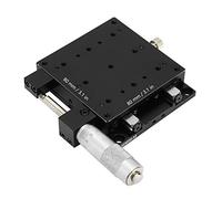 Etapas lineales X, SEMX80-AS Micrómetro Manual Ajuste fino Posiciones lineales de precisión de rodillos cruzados 80 * 80 mm Maquinaria de producción, Equipo de prueba, Desplazamiento de ajuste fino