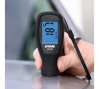 ETARI® MD 888 - Medidor de capa de pintura con sensor de rubí resistente al desgaste, detecta piezas galvanizadas y masilla magnética metálica