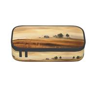 ETASUIOL Estuche especial con estampado de estilo de vida, gran capacidad, puede contener bolígrafos, lápices y accesorios pequeños, Black, Talla única, Neceser de maquillaje