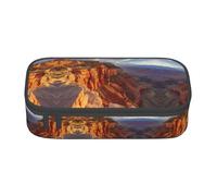 ETASUIOL Estuche especial con estampado de Gran Cañón, gran capacidad, puede contener bolígrafos, lápices y accesorios pequeños, Black, Talla única, Neceser de maquillaje