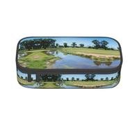 ETASUIOL Estuche especial para lápices con diseño de tractor de molino de viento, gran capacidad, puede contener bolígrafos, lápices y accesorios pequeños, Black, Talla única, Neceser de maquillaje