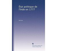 État politique de l'Inde en 1777