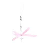 ETAWDE Colgante de cuentas de estrella con lazo para teléfono, cuerda para colgar en la cadena de teléfono, bolsa de decoración, llavero, accesorio, como se describe