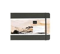 Etchr Perfect Sketchbook - Cuaderno de bocetos A5 horizontal, prensado en frío, 100 % algodón, tapa dura, 14 x 21 cm, 44 páginas