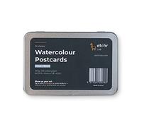 ETCHR Postales en Blanco Acuarela 25% Algodón Prensado en Frío Papel A6 Stray Kids Postal Tarjeta postal Tarjetas de fotos Fans Regalo para Amor Amistad Vida Motivación Felicitación 24pcs