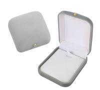 Eteamcan Caja de regalo de terciopelo para joyas, pequeña caja de regalo, collar, colgante, vitrina, joyeros para mujeres y hombres, aniversario de boda