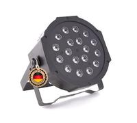 etec LED Foco Flat Par 56 18 x 3 W RGB - Party Disco Leuchten DJ Club