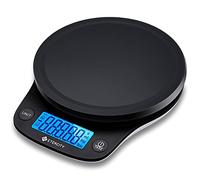Etekcity Báscula de cocina para alimentos de 0,1 g, peso digital en gramos y onzas para cocinar, hornear, preparar comidas y hacer dieta, 11 libras, color negro