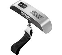 Etekcity Báscula de equipaje, portátil digital, portátil, peso para viajar con pintura de caucho, sensor de temperatura, 110 libras, batería incluida