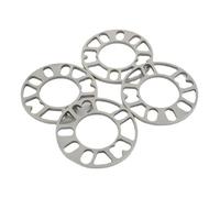 ETEKGVYVA Espaciador Ruedas Coche para 4x100 4x108 4x114,3 5x100 5x108 5x114,3 5x120 1/2/4 Piezas 3/5/8/10 Mm Placa Cuña Universal Junta Adaptadora para Coche Brida Adaptadora Espaciadora(4PCS 10mm)