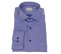 Eterna Hombre Camisa Estilo de Negocios Confort Fit Azul 1178 E19K 14
