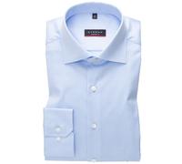 Eterna Hombre Camisa Manga Larga Businesshemd Modern Fit Azul Claro Liso 8817