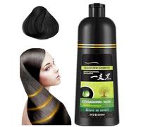 Eterna Vida Color Dye Shampoo,Eterna Vida Color Dye Shampoo 6 In 1,Eterna Vida Hair Dye Shampoo Black,Hair Color Shampoo,Natural Plant Herbal Hair Coloring Shampoo (Black)