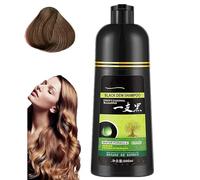 Eterna Vida Color Dye Shampoo,Eterna Vida Color Dye Shampoo 6 In 1,Eterna Vida Hair Dye Shampoo Black,Hair Color Shampoo,Natural Plant Herbal Hair Coloring Shampoo (Brown)