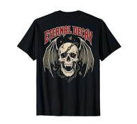 Eternal Decay Skull Gothic Vintage Streetwear (ON Back) Camiseta
