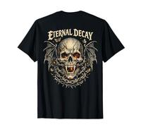 Eternal Decay Skull Gothic Vintage Streetwear (ON Back) Camiseta