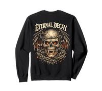 Eternal Decay Skull Gothic Vintage Streetwear (ON Back) Sudadera