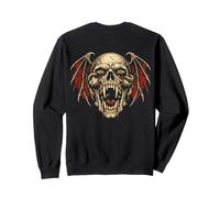 Eternal Decay Skull Gothic Vintage Streetwear (ON Back) Sudadera