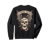 Eternal Decay Skull Gothic Vintage Streetwear (ON Back) Sudadera