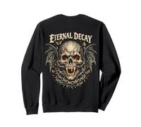 Eternal Decay Skull Gothic Vintage Streetwear (ON Back) Sudadera