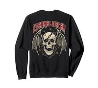 Eternal Decay Skull Gothic Vintage Streetwear (ON Back) Sudadera
