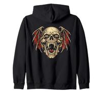 Eternal Decay Skull Gothic Vintage Streetwear (ON Back) Sudadera con Capucha
