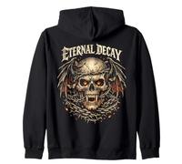 Eternal Decay Skull Gothic Vintage Streetwear (ON Back) Sudadera con Capucha