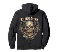 Eternal Decay Skull Gothic Vintage Streetwear (ON Back) Sudadera con Capucha