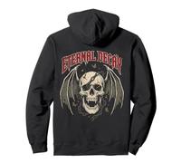 Eternal Decay Skull Gothic Vintage Streetwear (ON Back) Sudadera con Capucha
