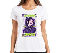 Eternal Desire Manga Vampir E-Girl Japan Y2K - Camiseta para mujer, Blanco, 3XL