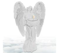 Eternal Flame - Portavelas (23 x 14 x 14 cm, diseño de ángel de la guarda)