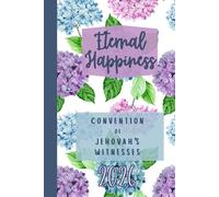 Eternal Happiness 2026 JW Convention Notebook for Jehovah's Witnesses Notetaking- Hydrangeas Edition