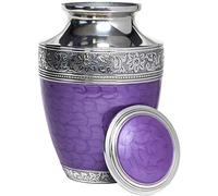 Eternal Harmony Urna de cremación para Cenizas funerarias humanas con Acabados Elegantes para honrar y Recordar a su ser Querido (cuidadosamente elaborado a Mano) Paz Púrpura