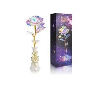 Eternal Rose, plated with 24-carat gold - Gift for mother, wife, girlfriend - Christmas, Mother's Day, Valentine's Day, birthday