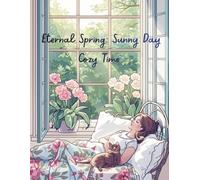 Eternal Spring: Sunny Day Cozy Time: A Relaxing Adult Coloring Book with Cozy Scenes and Cute Cats (Aqua Serenity)