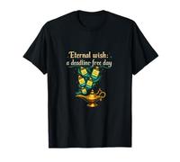 Eternal Wish Deadline Día Libre Programador Humor Camiseta