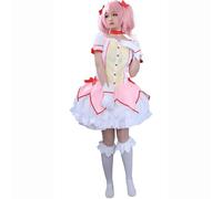 ETERNALMARK Puella Magi Madoka Magica Cosplay Madoka Kaname Homura Akemi Cosplay Costume Outfits Anime Women Halloween Clothing Suits (Large)