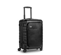 ETERNITIVE - E Maletas de Viaje Cabina I Maleta Viaje de Policarbonato I Tamaño: 54 x 37 x 25 cm I Maleta Rígida con Cerradura de Huella Digital I Maleta Viaje con Ruedas 360° I Negro