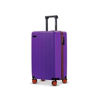ETERNITIVE - Maleta de Viaje Cabina | Maleta Rígida de ABS | Tamaño: 55 x 35,5 x 23 cm 37L | Maleta con Cerradura TSA | Equipaje de Mano con 4 Ruedas 360° | Morado