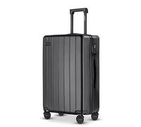 ETERNITIVE - Maleta Mediana | Maleta Rígida de ABS | Tamaño: 65,5 x 43,5 x 26,5 cm | Capacidad: 60L | Maleta Viaje con Cerradura TSA | Maleta Viaje con Ruedas 360° | Negro