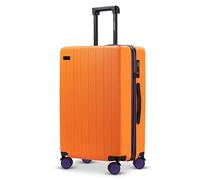 ETERNITIVE - Maleta Viaje Grande I Maleta Rígida de ABS | Tamaño: 74 x 45 x 31 cm | Capacidad: 99L | Maleta Rígida con Cerradura TSA | Maleta Viaje con Ruedas 360° | Naranja