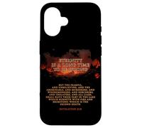 Eternity is a Long Time to Be Wrong - Revelation 21:8 Hell Carcasa para iPhone 16