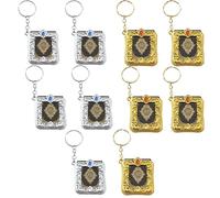 Eterspr 10 Pezzi Mini Arca Corano Libro, Portachiavi vintage, Portachiavi musulmano, Ciondolo del Corano, Adatto per borsa musulmana portafoglio, Car Decor