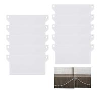 Eterspr 10 Piezas Contrapesos para Cortinas, Persiana Vertical Contrapeso, Lamas con Peso Inferior para Persianas Verticales, Sala de Estar, Baño y Otras Areas Donde se Instalan Persianas