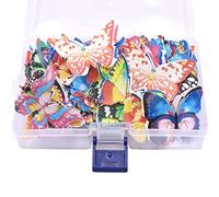 Eterspr 100 Piezas Mariposa Cake Adornos, Adornos para Mariposas Magdalenas, Wafer Paper Butterflies Mariposa, para Decoración de Pasteles, Bodas, Decoración de Alimentos