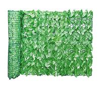 Eteslot Cerca Privacidad Hiedra Artificial, Seto Artificial Ocultacion Jardin, Césped Imitación Jardín, Decoración Hojas Planta Falsa para Jardín Vallas