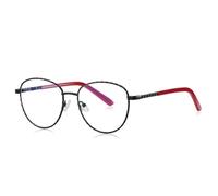 ETETGVG Espejo literario de metal ovalado para mujer, con marco grande, anti-gafas (1)