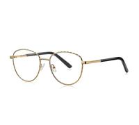 ETETGVG Espejo literario de metal ovalado para mujer, con marco grande, anti-gafas (2)